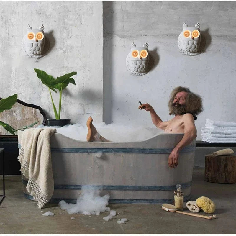 Applique murale hibou nordique en résine postmoderne | Marco Lucetti