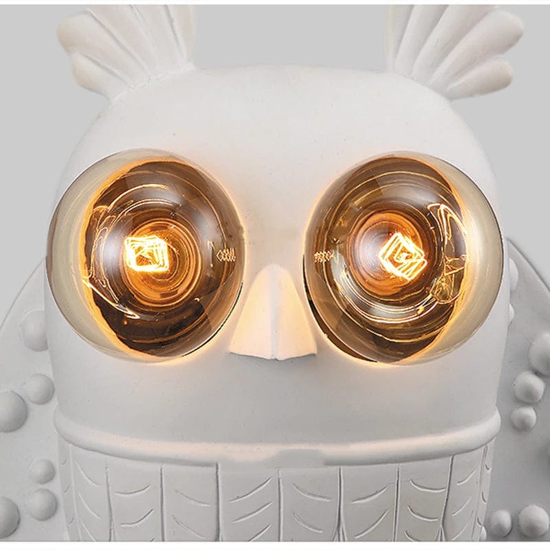 Applique murale hibou nordique en résine postmoderne | Marco Lucetti