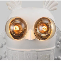 Applique murale hibou nordique en résine postmoderne | Marco Lucetti