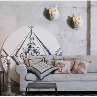 Applique murale hibou nordique en résine postmoderne | Marco Lucetti