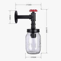 Applique Murale Industrielle Américaine Rétro pour une Décoration Intérieure Authentique | Marco Lucetti Applique