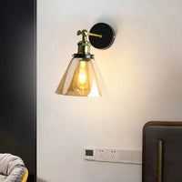 Applique murale industrielle américaine Vintage Style Loft "Edison Art" LED - Verre et fer | Marco Lucetti