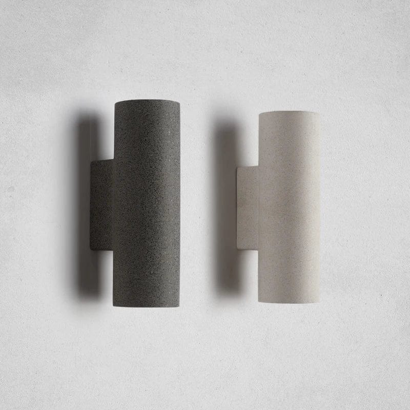 Applique murale industrielle en béton étanche avec double tête LED | Marco Lucetti