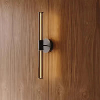 Applique murale industrielle en verre cuivré LED rétro minimaliste. | Marco Lucetti