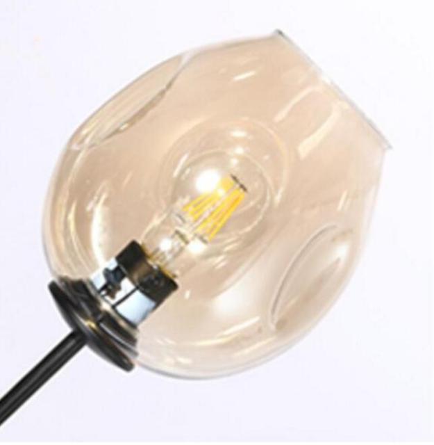 Applique murale industrielle en verre - Indoor Elegant | Marco Lucetti Noir / Ambré