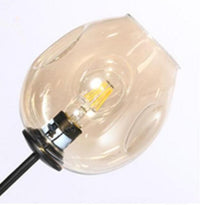 Applique murale industrielle en verre - Indoor Elegant | Marco Lucetti Noir / Ambré