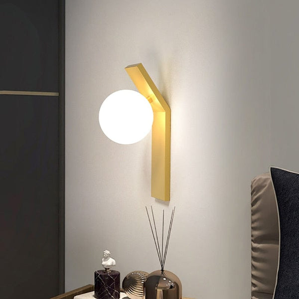 Applique murale industrielle LED "Aroux Lumina" | Marco Lucetti A - Doré / Chaude (2700-3500K)