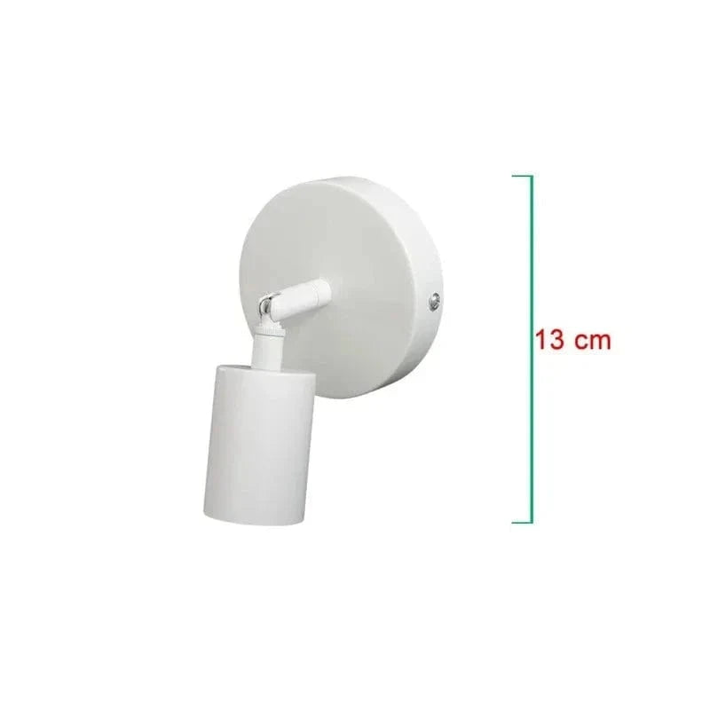 Applique murale industrielle rétro à plusieurs têtes minimalistes LED. | Marco Lucetti 1 tête blanche / Pas d&#39;ampoule