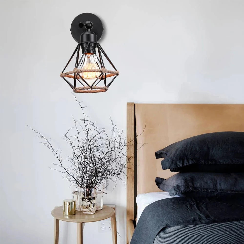 Applique murale industrielle rétro avec abat-jour vintage | Marco Lucetti