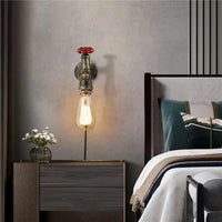 Applique murale industrielle rétro avec tuyau d'eau | Marco Lucetti