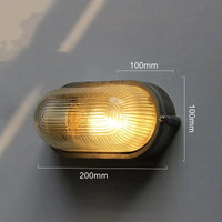 Applique Murale Industrielle Rétro Étanche Extérieur LED | Marco Lucetti 7 / Pas d&#39;ampoule