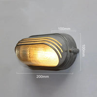 Applique Murale Industrielle Rétro Étanche Extérieur LED | Marco Lucetti 8 / Pas d&#39;ampoule