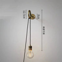 Applique murale industrielle Rétro Punk avec Anneau de Traction - Urban Style | Marco Lucetti Jaune