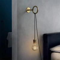 Applique murale industrielle Rétro Punk avec Anneau de Traction - Urban Style | Marco Lucetti Jaune