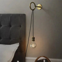 Applique murale industrielle Rétro Punk avec Anneau de Traction - Urban Style | Marco Lucetti Jaune