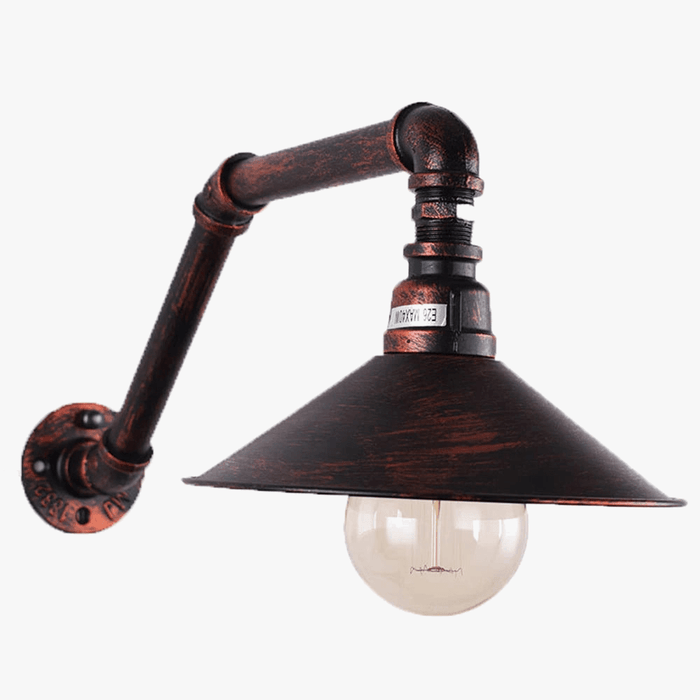 Applique murale industrielle Steampunk Vintage - Éclairage LED pour salon et salle de bain | Marco Lucetti