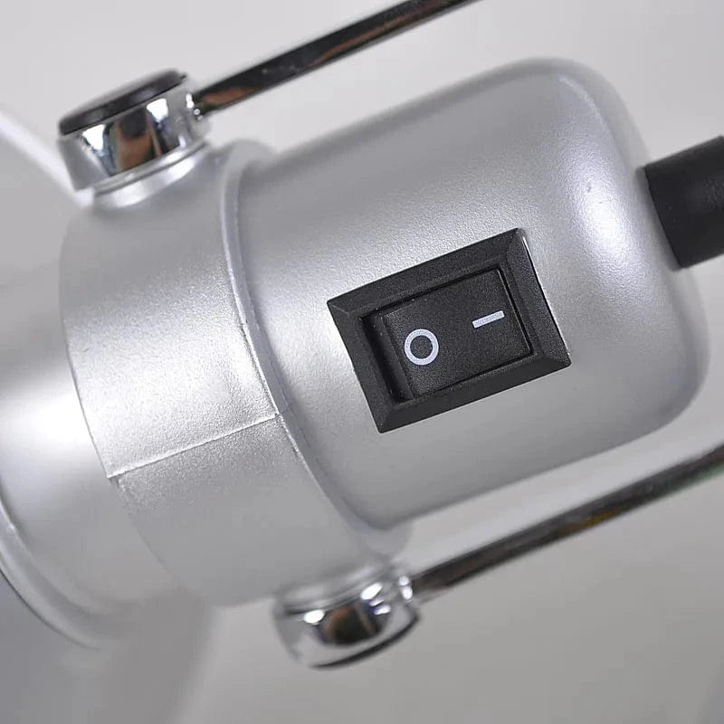 Applique murale industrielle US - noir/argent E27 | Marco Lucetti