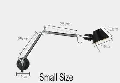 Applique murale industrielle US - noir/argent E27 | Marco Lucetti E