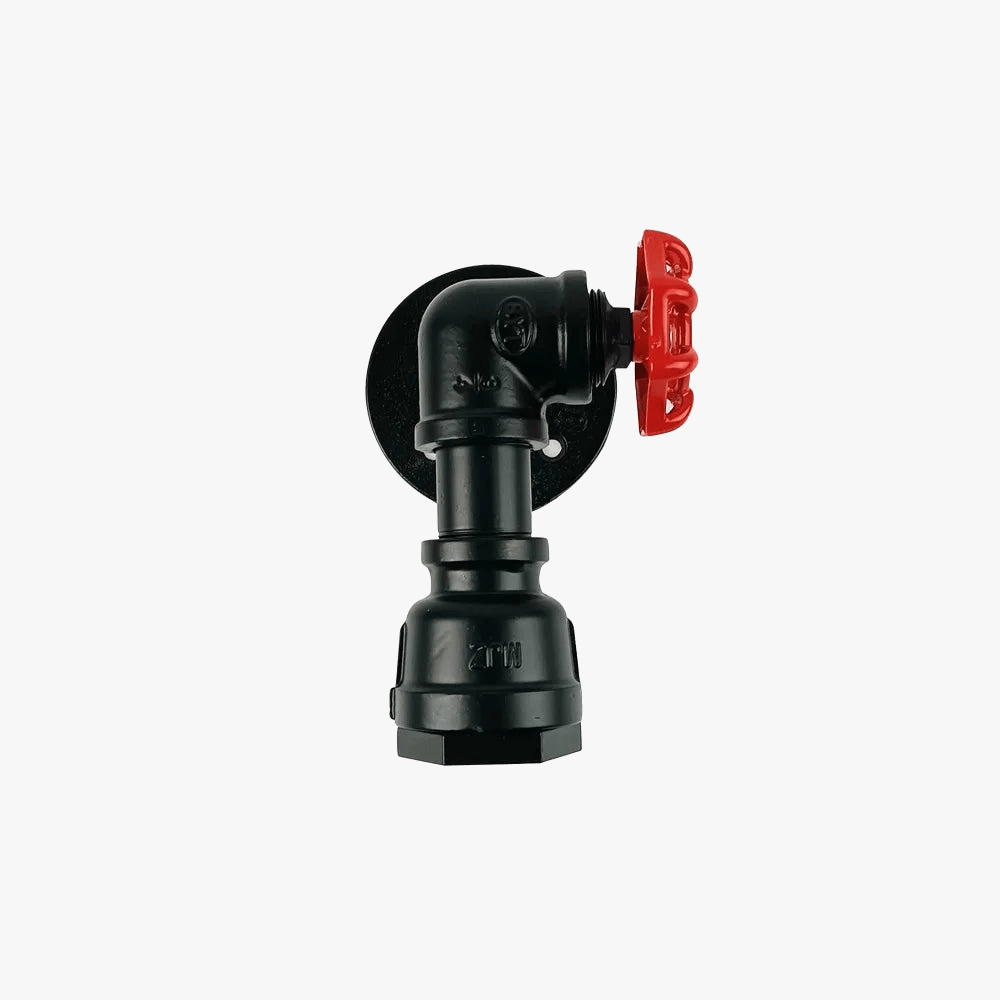 Applique murale industrielle vintage avec tuyau d'eau pour éclairage intérieur | Marco Lucetti