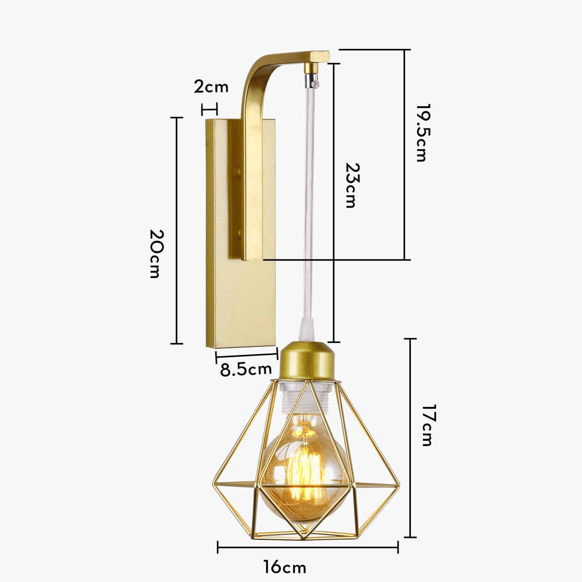 Applique murale industrielle Vintage Supreme | Marco Lucetti