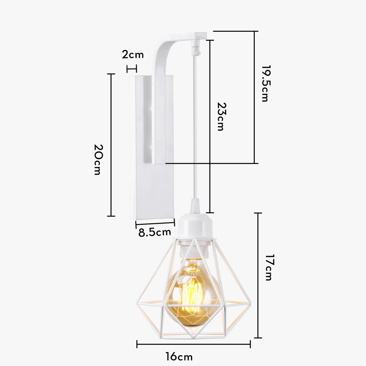 Applique murale industrielle Vintage Supreme | Marco Lucetti