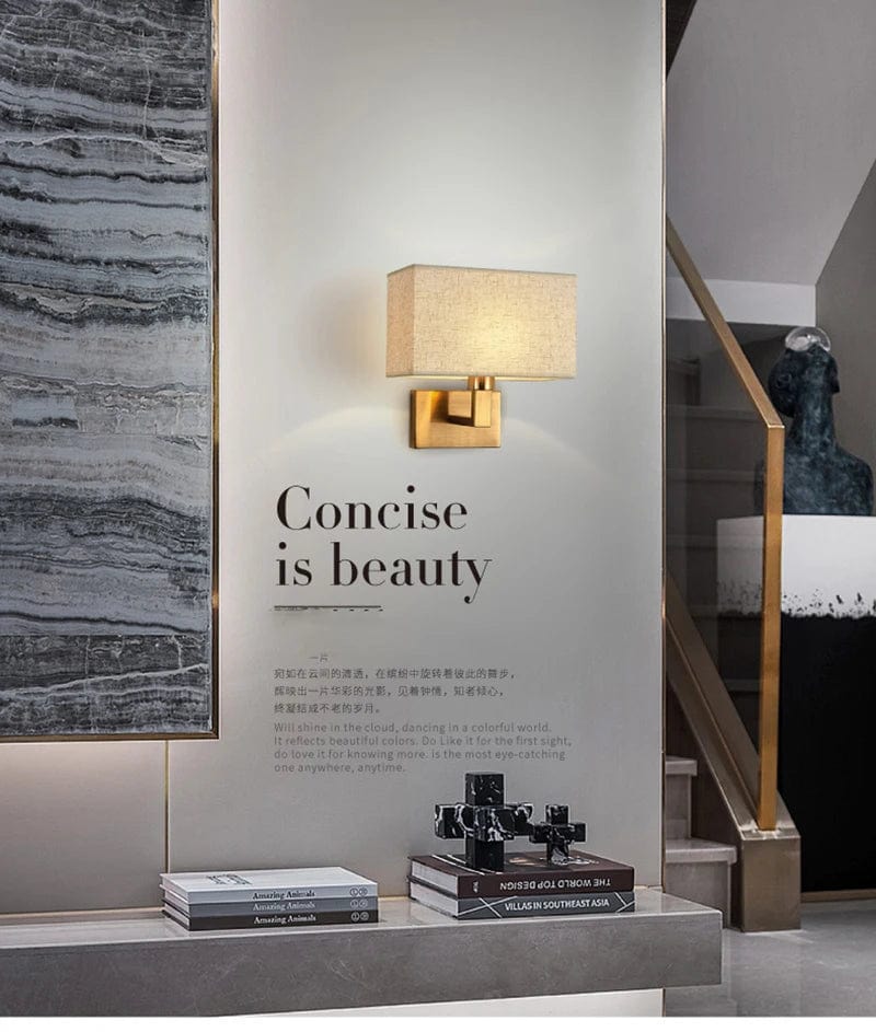 Applique murale intelligente nordique avec chargeur USB rapide et abat-jour 3 couleurs | Marco Lucetti