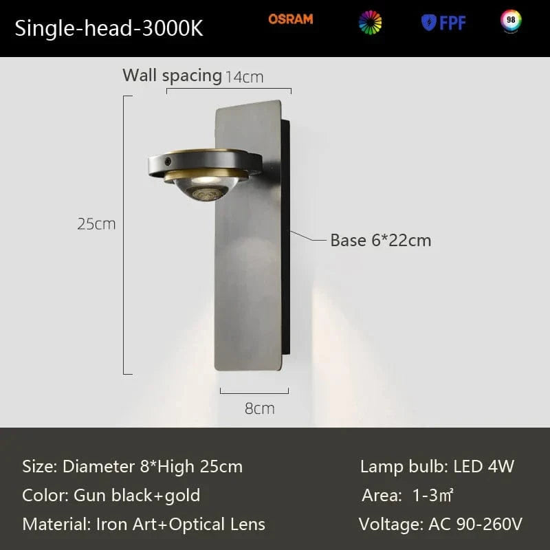 Applique murale italienne de luxe minimaliste by Italian Design | Marco Lucetti