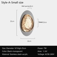 Applique murale italienne de luxe minimaliste contemporaine | Marco Lucetti A