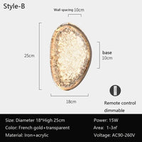 Applique murale italienne de luxe minimaliste contemporaine | Marco Lucetti B