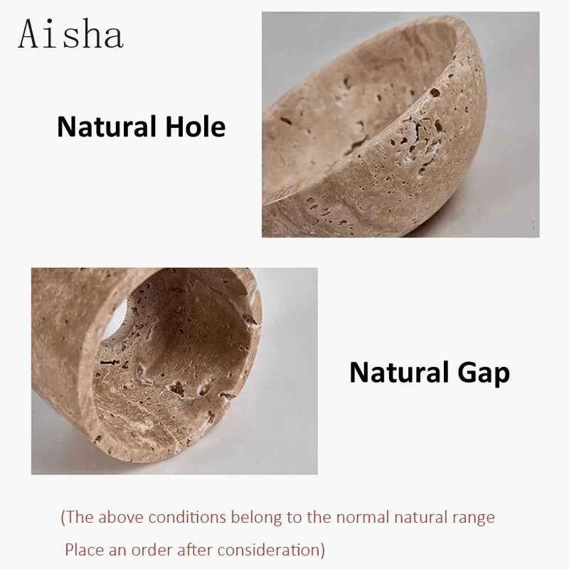 Applique murale japonaise en pierre jaune naturelle Wabi Sabi Collection Zen | Marco Lucetti 10x5cm