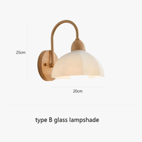 Applique murale japonaise fleurs pastorales en rondins | Marco Lucetti Abat-jour en verre