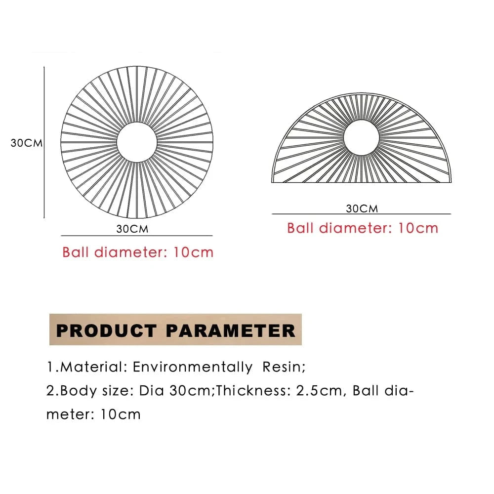 Applique murale japonaise rétro en résine - Édition exclusive | Marco Lucetti