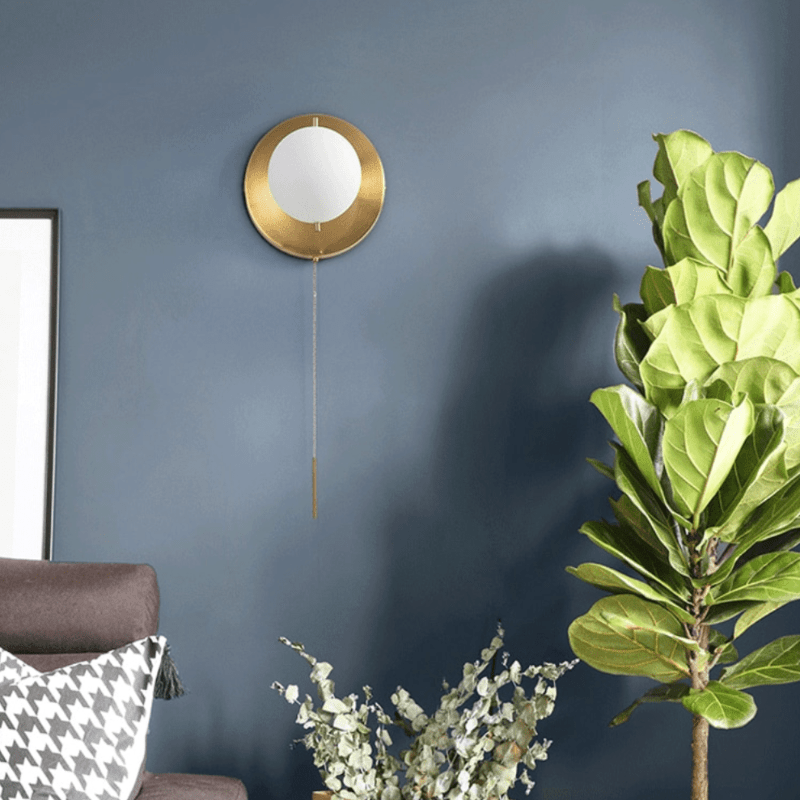 Applique murale Justyne avec globe en verre de luxe | Marco Lucetti