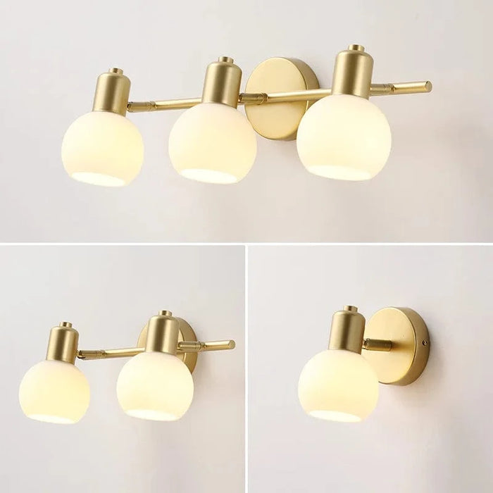 Applique Murale LED 3 Têtes - Lumière Chaude, Froide, Blanc | Marco Lucetti