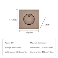 Applique murale LED 360° avec interrupteur pliable | Marco Lucetti Place du Café / Blanc chaud (2700-3500K)