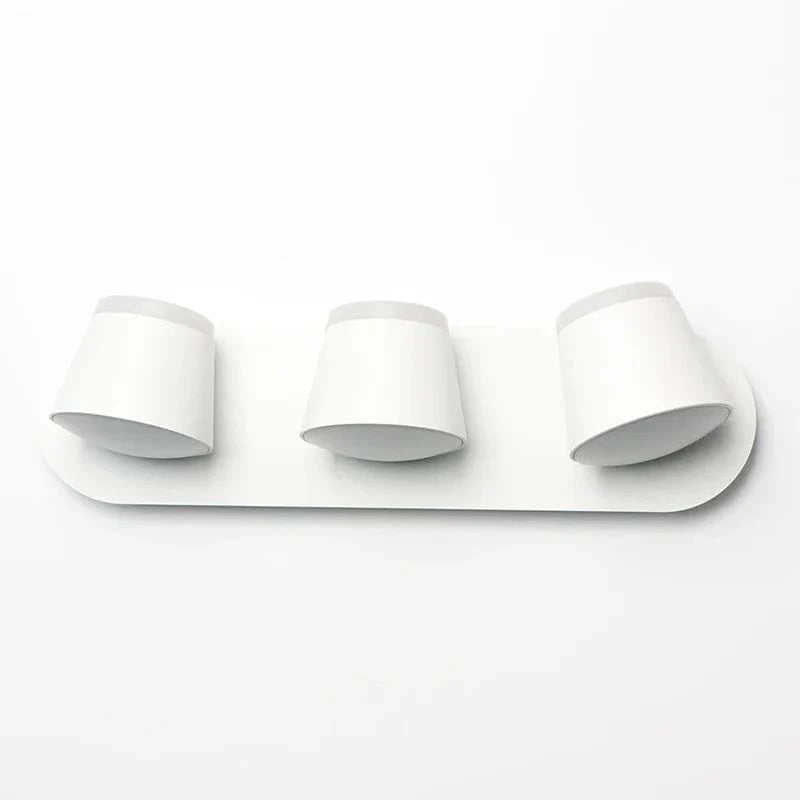 Applique Murale LED 360°. | Marco Lucetti 3 têtes blanches / Blanc chaud (2700-3500K)