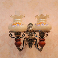 Applique murale LED à deux têtes - Élégance pour votre intérieur | Marco Lucetti Base en métal de style B