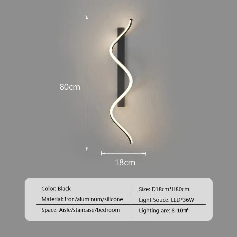 Applique murale LED à rayures pour une déco moderne | Marco Lucetti B100cm / Blanc froid - Pas de RC