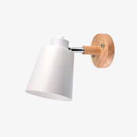 Applique Murale LED Design en Métal et Bois