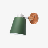 Applique Murale LED Design en Métal et Bois