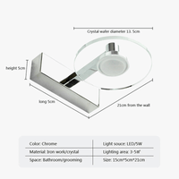 Applique Murale LED Acrylique Étanche Antibuée pour Miroir | Marco Lucetti