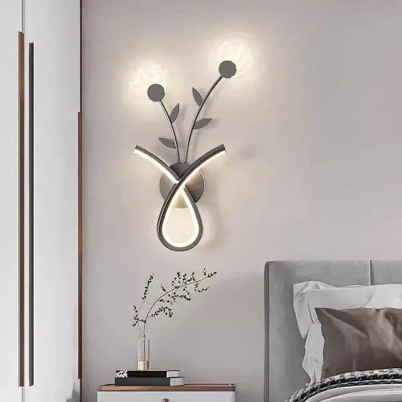 Applique Murale LED Acrylique Fleur Design | Marco Lucetti