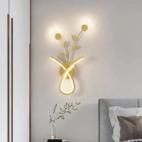 Applique Murale LED Acrylique Fleur Design | Marco Lucetti