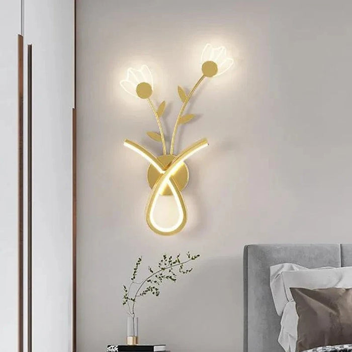 Applique Murale LED Acrylique Fleur Design | Marco Lucetti
