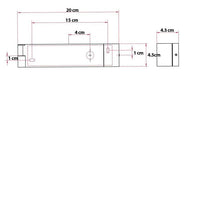 Applique murale LED ajustable Masten en métal | Marco Lucetti
