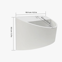 Applique Murale LED Aluminium Brossé pour Salon et Chambre | Marco Lucetti