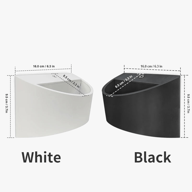 Applique Murale LED Aluminium Brossé pour Salon et Chambre | Marco Lucetti