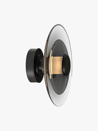 Applique murale LED ambre en verre - Style minimaliste | Marco Lucetti