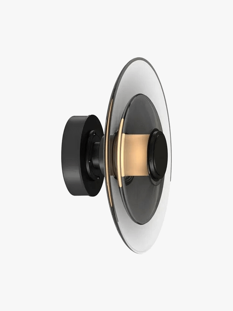 Applique murale LED ambre en verre - Style minimaliste | Marco Lucetti