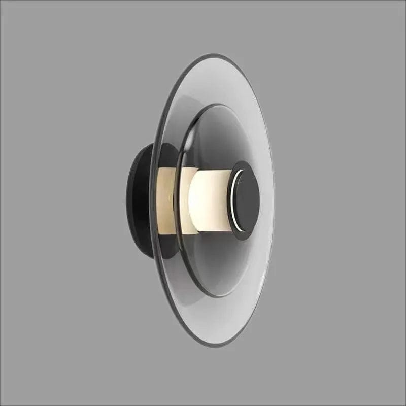 Applique murale LED ambre en verre - Style minimaliste | Marco Lucetti